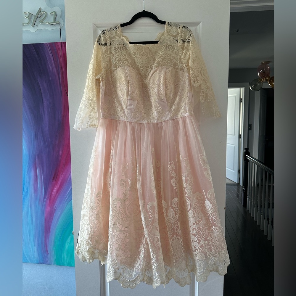 Chi Chi London’s Pink Wedding Dresss